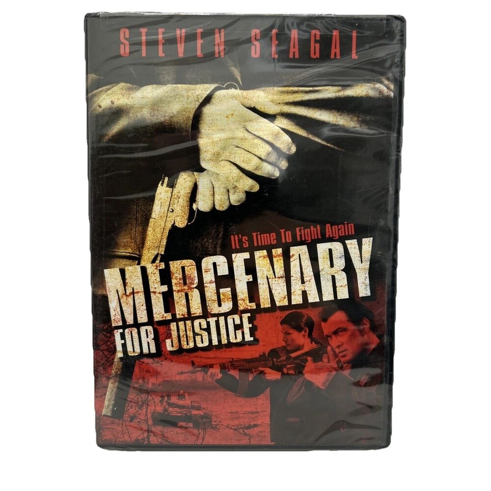 MERCENARY FOR JUSTICE Steven Seagal (DVD, 2006, Full Frame/Widescreen) NEW‎